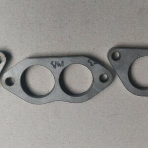 Ford Cross Flow Individual Exhaust Flanges 33mm Bore - Steel