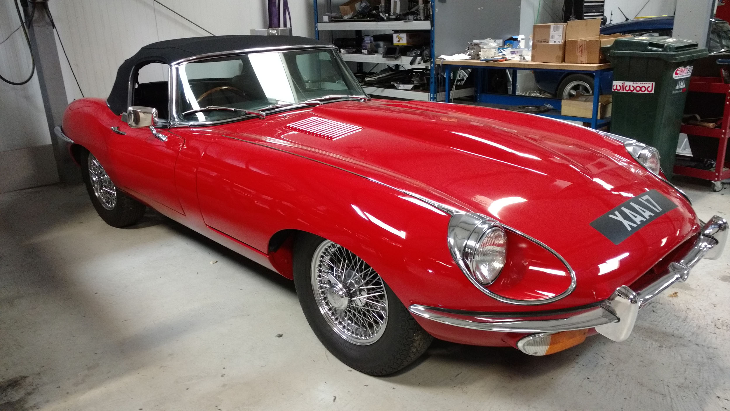 Red Jaguar E-Type