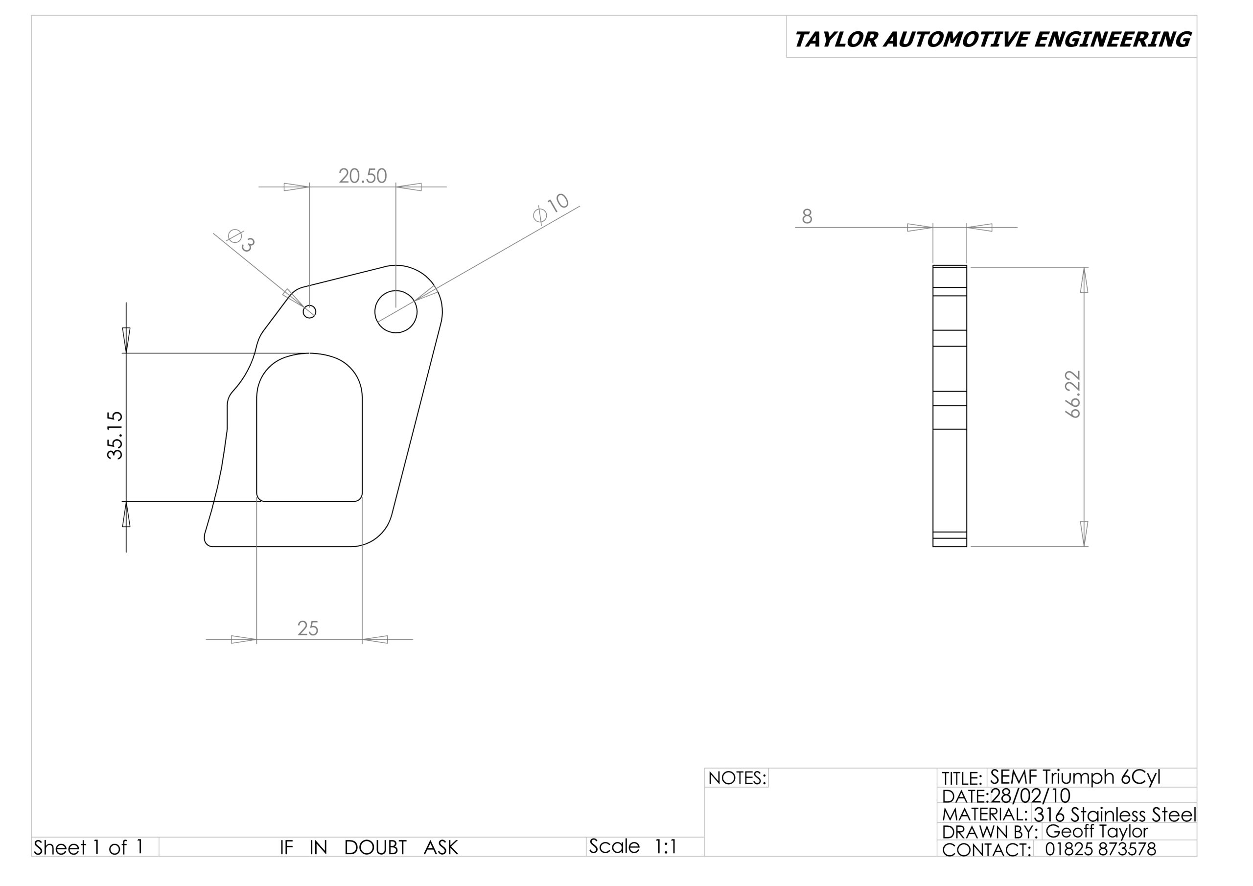 Triumph TR6 exhaust flanges, GT6, Vitesse, Marcos, TVR - Image 6