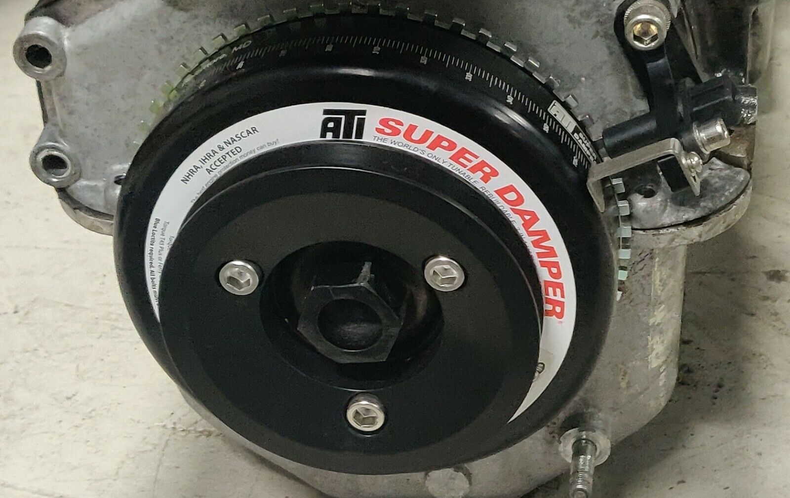 Jaguar XK Engine Fuel Injection Crankshaft Damper - less pulley - Image 4