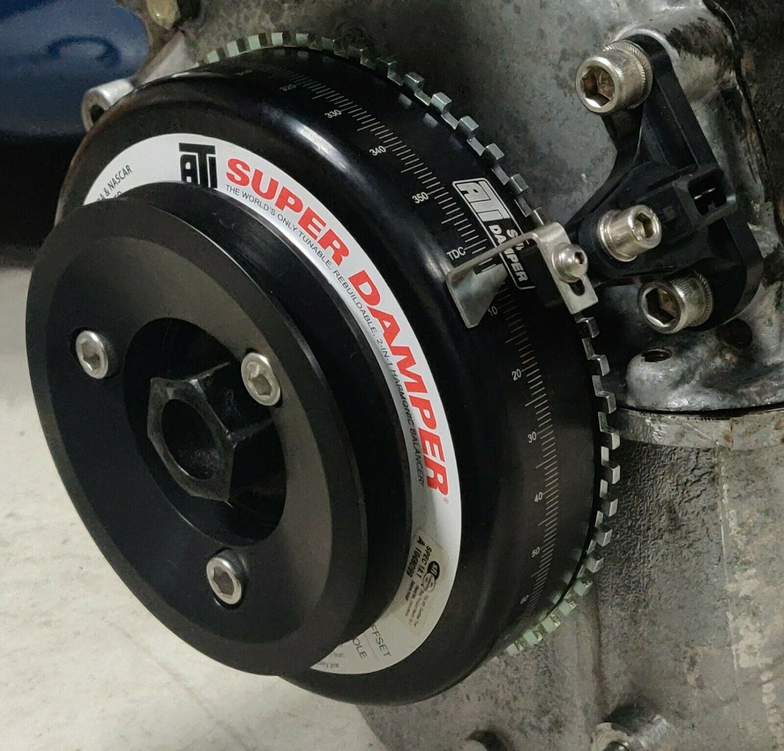 Jaguar XK Engine Fuel Injection Crankshaft Damper - less pulley