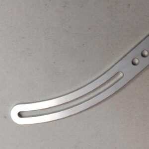 Curved Alternator Adjuster Bracket - Universal Stainless Steel