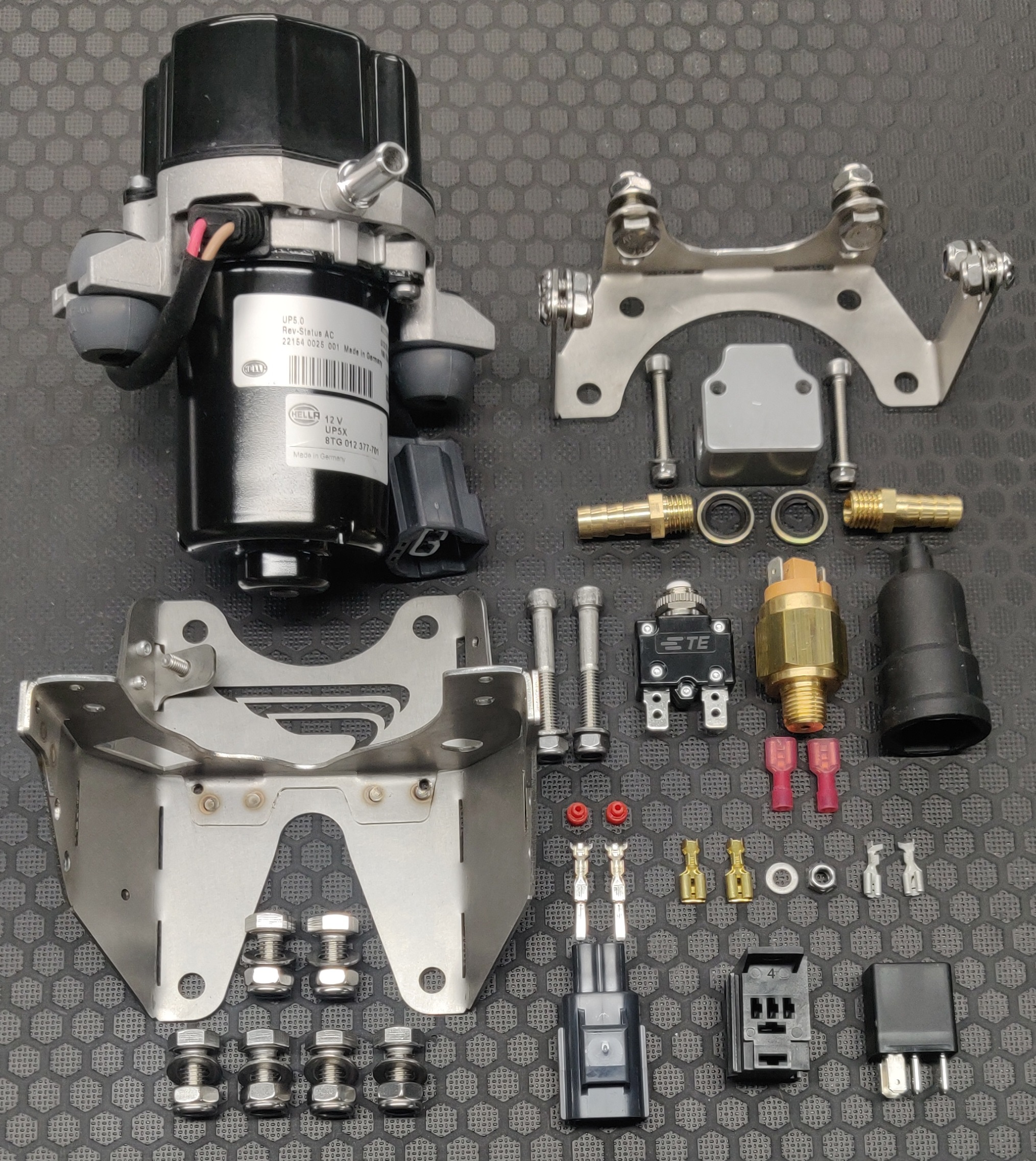 12V Vacuum Pump 'Gold' Kit, Hella UP5.0, Brake Upgrade, Brake servo