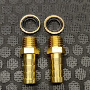 10mm hose barb tail - Brass
