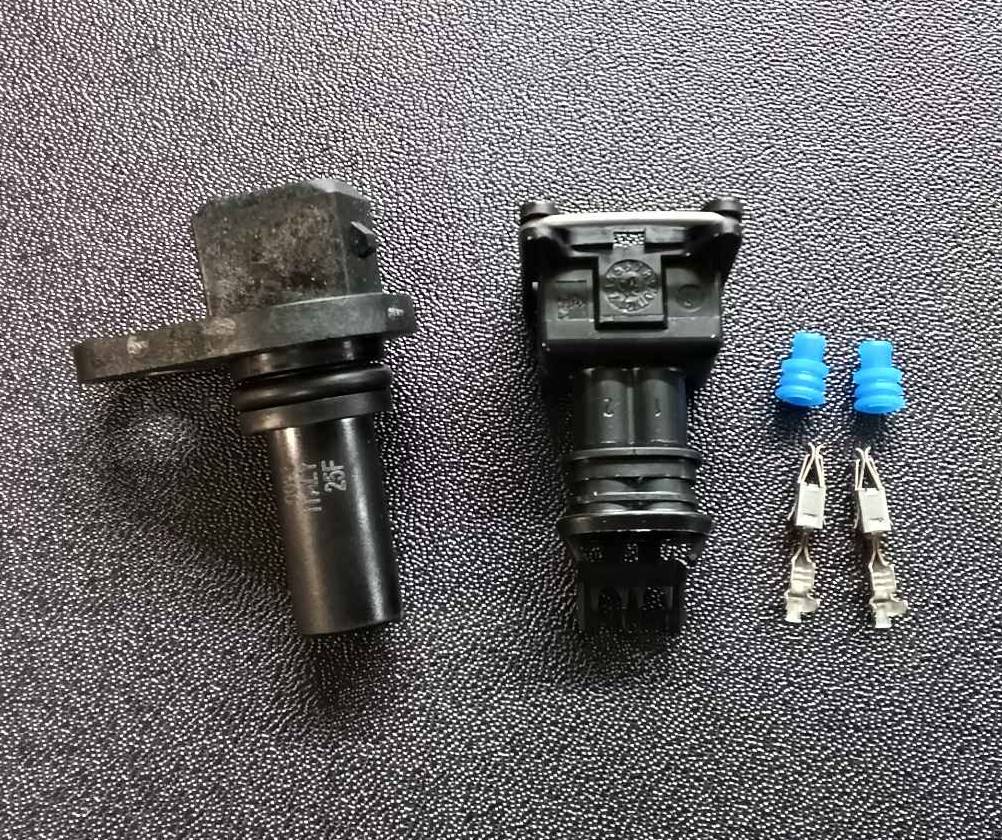 Crank, Cam, Gearbox Speed Sensor with plug - Hella 6PU 009 145-011