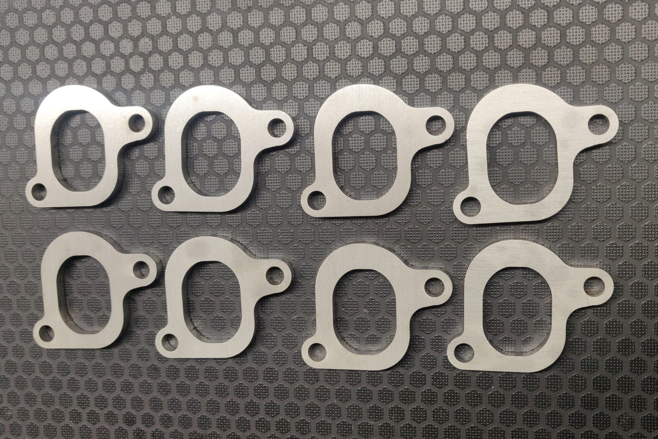 Ford Cleveland 351 V8 Exhaust Flanges - Mild Steel, De Tomaso, Mustang, Torino