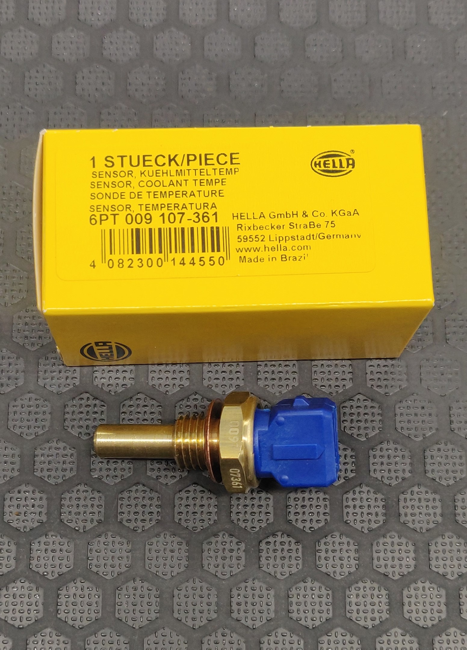 Coolant temperature sensor - Hella 6PT 009 107-361, Bosch 0280 130 026