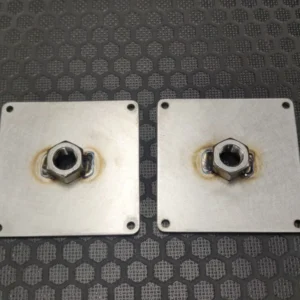 Seat belt stress plate/reinforcing anchor plate Stainless Steel 7/16 UNF