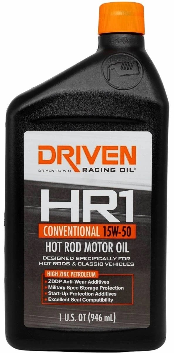 Driven Racing Oil Mineral Classic Performance HR1 15W-50 - 946ml