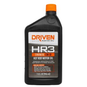 Driven Racing Oil Synthetic Engine Oil HR3 15W-50 - 946ml