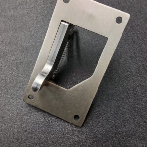 GT40 Gear Lever Escutcheon plate with flip reverse lock out - GT0029