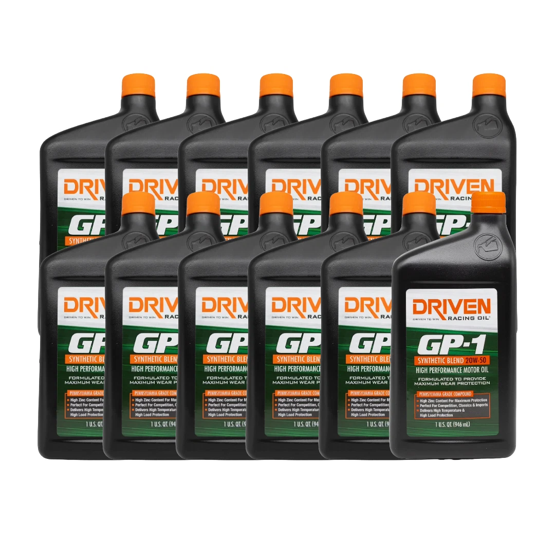 Driven Racing Oil GP-1 20W-50 Synthetic Blend High Performance Oil 946ml - Image 2