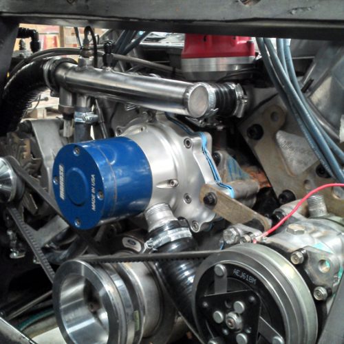 CAV GT40 engine bay, Weber 48 IDA's, Zircotec exhaust, MSD ignition