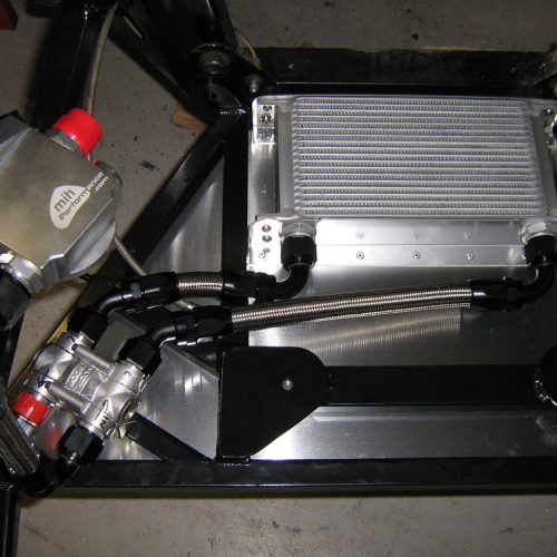 CAV GT40 remote oil filter and cooler installation