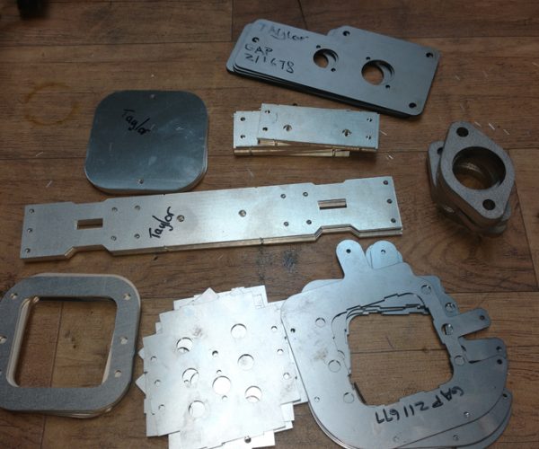 CRB Pod Laser cut parts ready for assembly