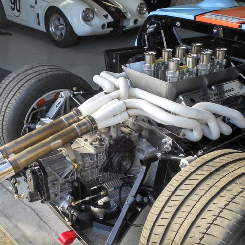 GT40 exhaust system, ceramic coated