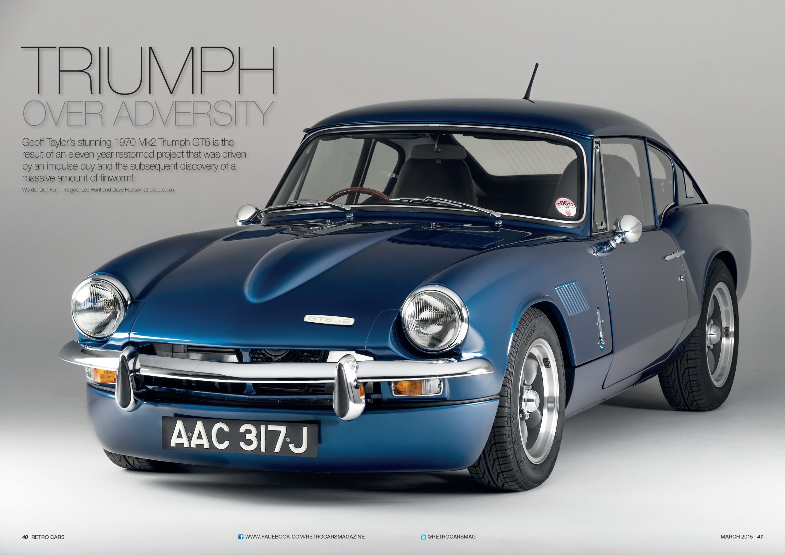 GT6 featured in Retro Cars Magazine